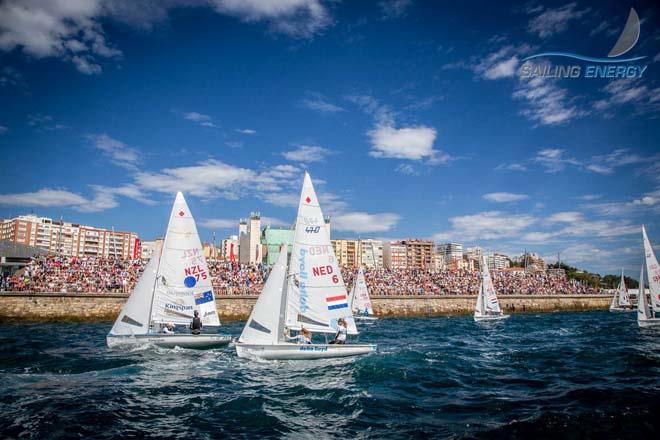 Santander 2014 ISAF Sailing World Championships - Packed crowd for the 470 medal races &copy;  Jesus Renedo / Sailing Energy http://www.sailingenergy.com/